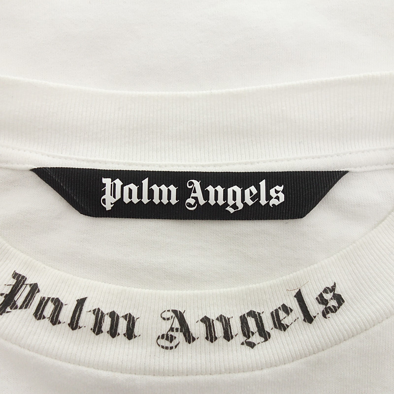 Palm Angels DOUBLED LOGO OVER T-shirt オーバーサイズ Tシャツ ホワイト メンズM_画像3