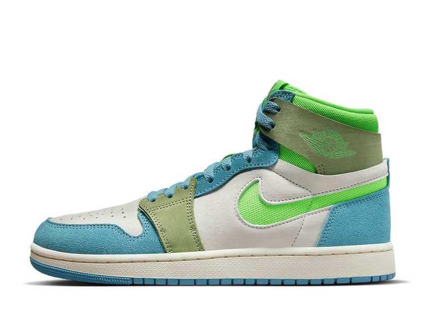 25.5cm Nike WMNS Air Jordan 1 Zoom CMFT 2 "Cerulean/Green Strike" 25.5cm DV1305-433