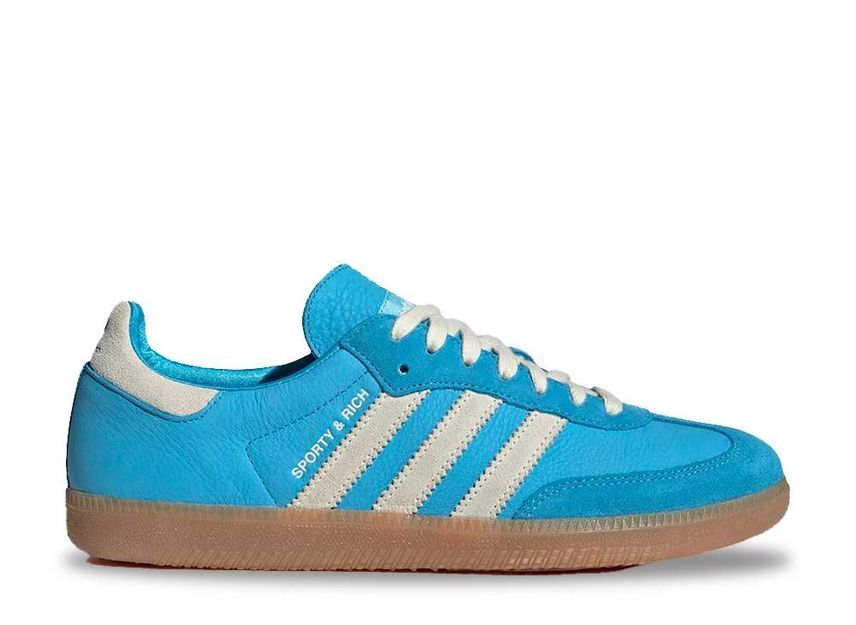 24.5cm Sporty & Rich adidas Samba OG "Blue Rush" 24.5cm IE6975