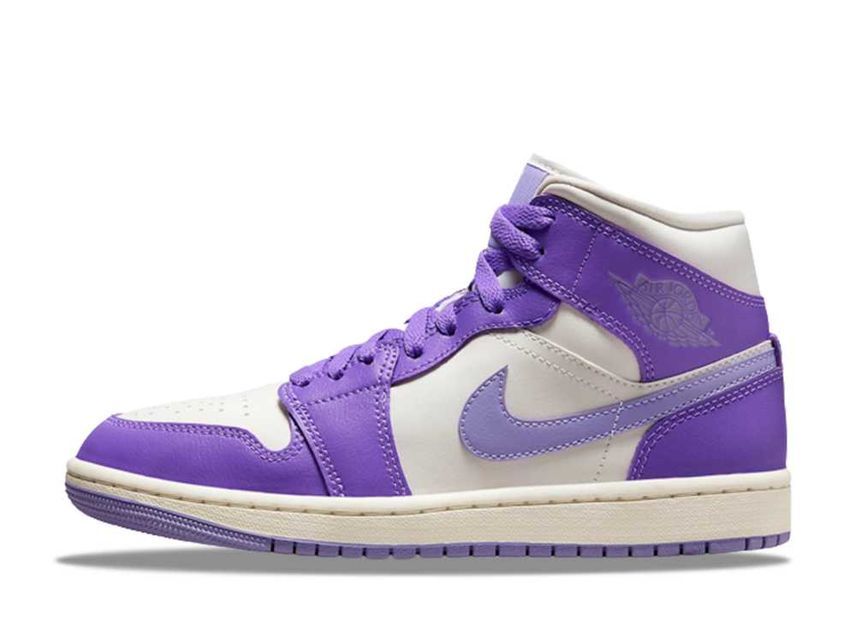 22.5cm Nike WMNS Air Jordan 1 Mid "Action Grape" 22.5cm BQ6472-504