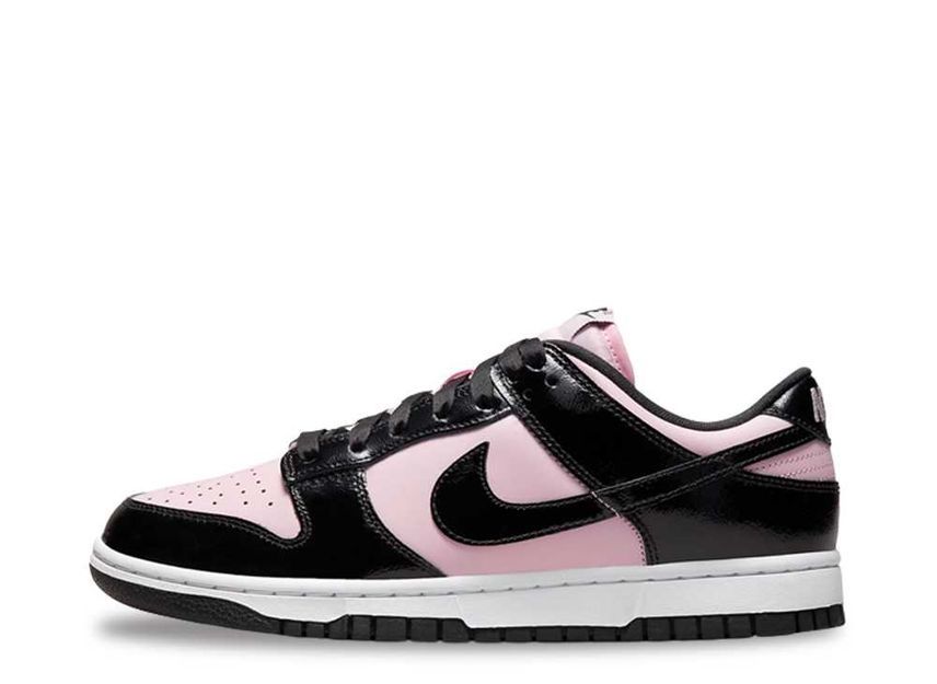 25.0cm Nike WMNS Dunk Low Essential "Black Patent Leather" 25cm DJ9955-600