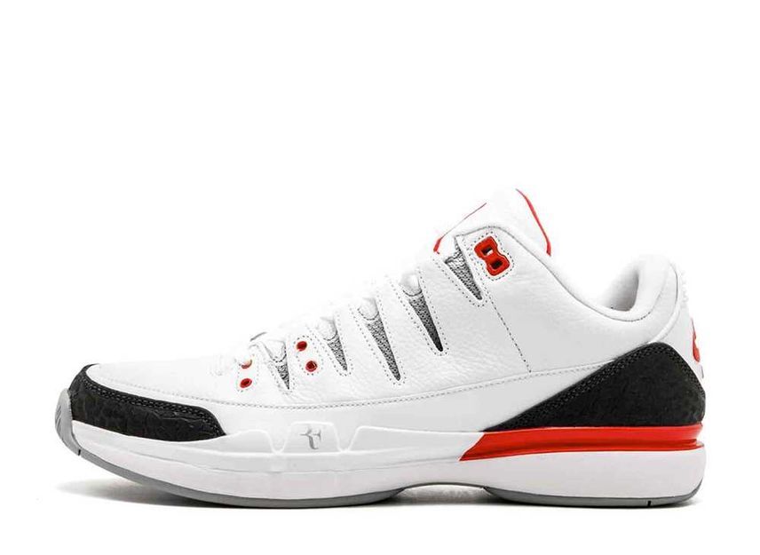 24.5cm Roger Federer Nike Air Jordan 3 Zoom Vapor "FIRE RED" 24.5cm 709998-106