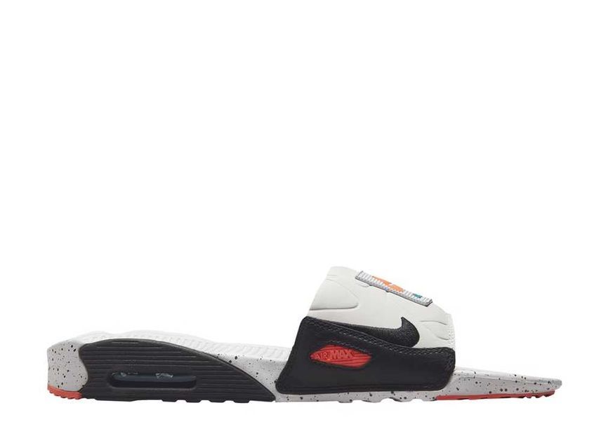 30.0cm以上 Nike Air Max 90 Slide "White Turf Orange Speckled" 30cm BQ4635-102