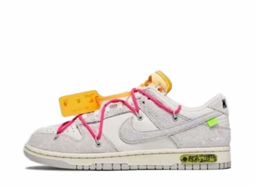 26.0cm Off-White Nike Dunk Low "Sail/Neutral Gray/Hyper Pink" 26cm DJ0950-117