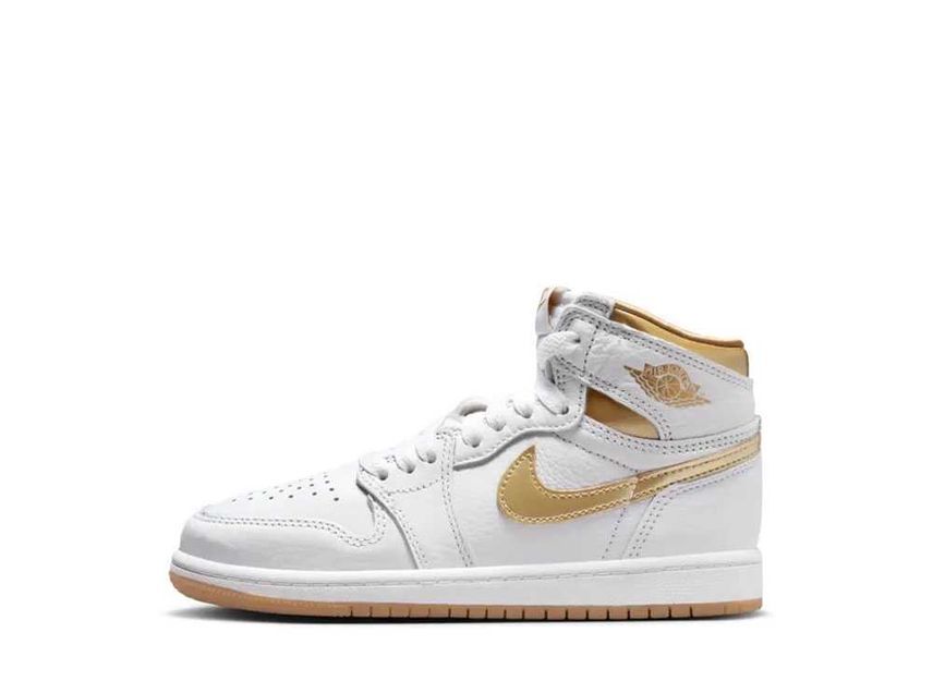 14cm～ Nike PS Air Jordan 1 Retro High OG "White and Gold" 16.5cm FD2597-107