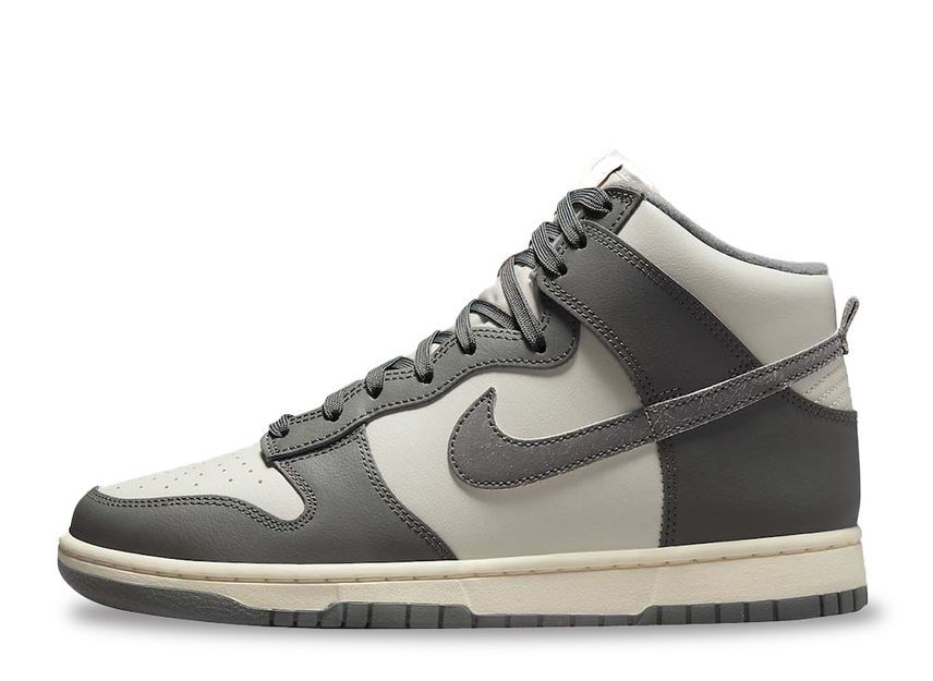 27.0cm Nike Dunk High Retro SE Vintage "Light Bone and Tumbled Grey" 27cm DM0582-001