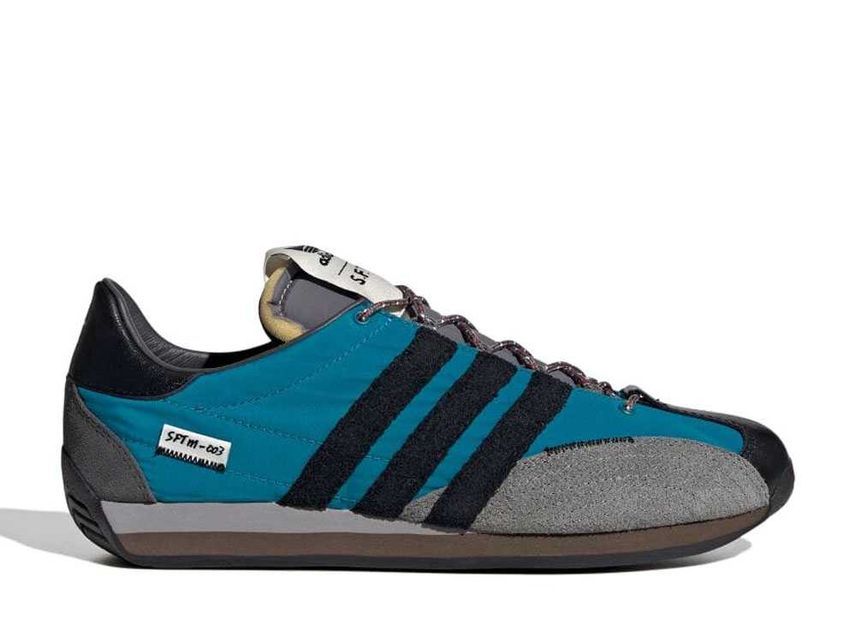 27.5cm Song for the Mute adidas Originals Country OG Low Trainers "Active Teal/Core Black/Ash" 27.5cm ID3545