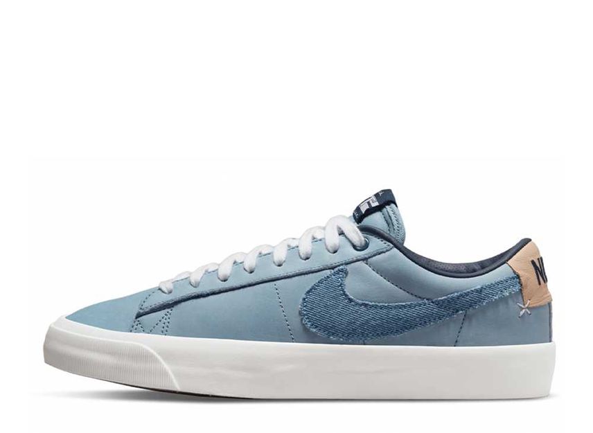 27.5cm Nike SB Blazer Low Pro GT PRM "Light Denim Swoosh Logo" 27.5cm DM8890-100