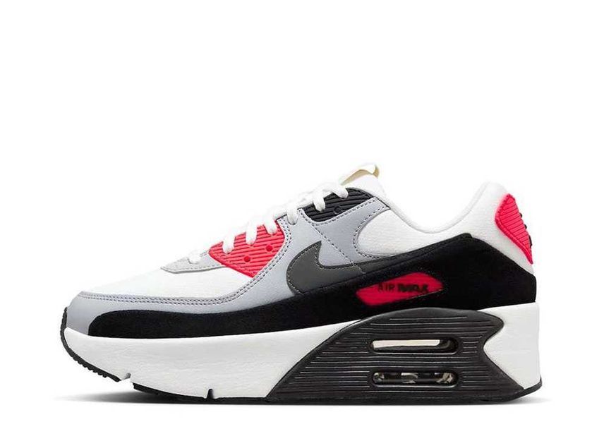 22.5cm Nike WMNS Air Max 90 LV8 "Summit White/Black/Wolf Grey/Smoke Grey" 22.5cm FD4328-101