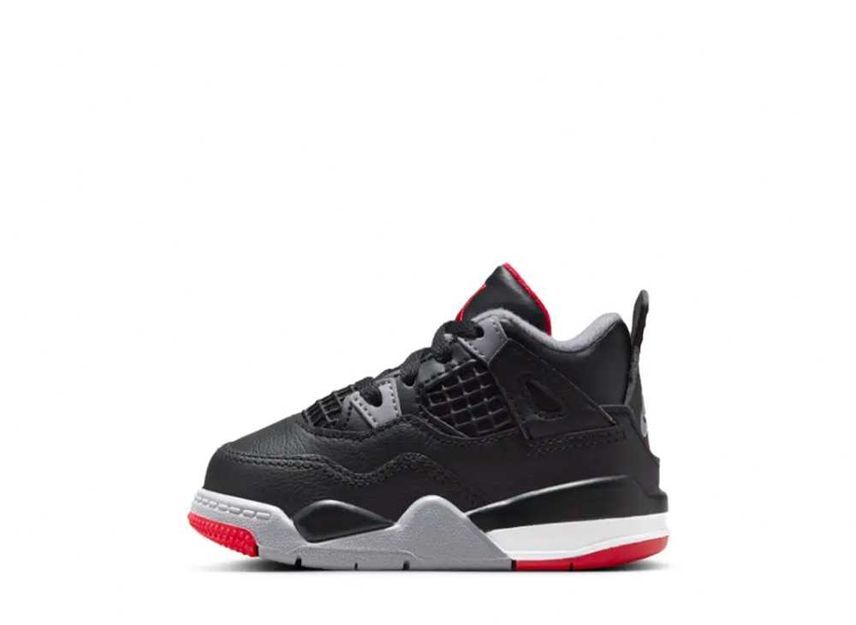 12cm～ Nike TD Air Jordan 4 Retro &quot;Bred Reimagined&quot; 12cm BQ7670-006