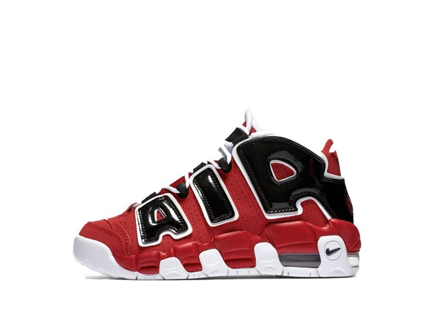 NIKE GS AIR MORE UPTEMPO ’96 "BLACK AND VARSITY RED"(2021) 23.5cm 415082-600-21