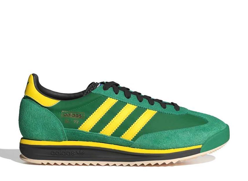 28.5cm adidas Originals SL 72 RS "Green/Yellow" 28.5cm IG2133