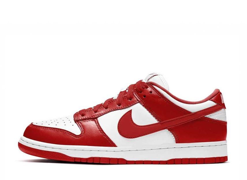 26.0cm Nike Dunk Low SP "White and University Red" 26cm CU1727-100