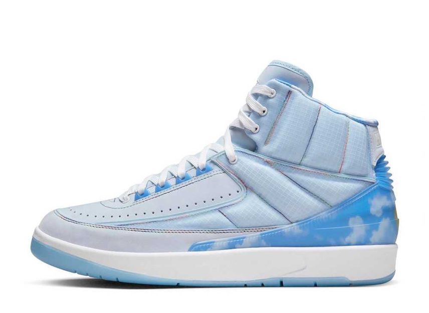 27.5cm J Balvin Nike Air Jordan 2 Retro SP "Celestine Blue/White/Multi Color" 27.5cm DQ7691-419