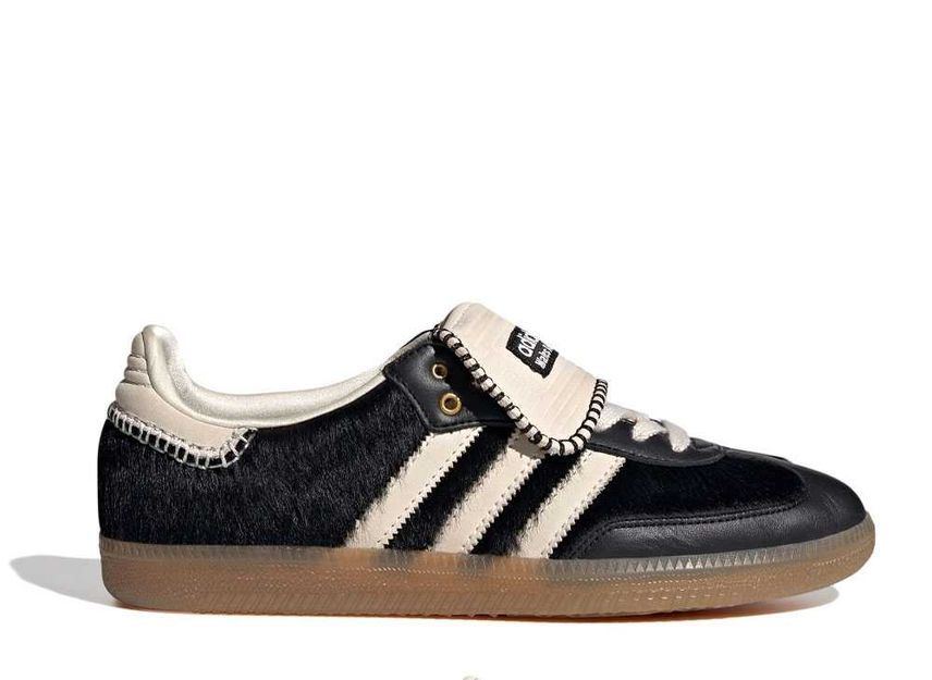 28.5cm Wales Bonner adidas Samba Pony Tonal Low "Core Black/Cream White" 28.5cm IE0580