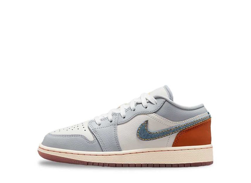 23cm～ Nike GS Air Jordan 1 Low SE "Phantom/Coconut Milk/Amber Brown/Light Armory Blue" 23.5cm FZ5046-041