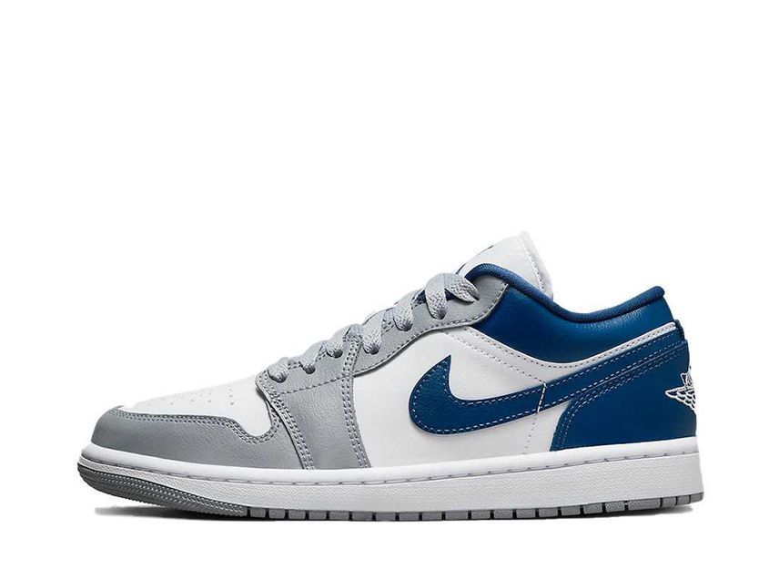 25.0cm Nike WMNS Air Jordan 1 Low "Grey and Blue" 25cm DC0774-042