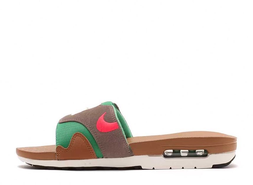 28.0cm Nike Air Max 1 Slide "Ale Brown/Coral/Olive Grey/Sail" 28cm FJ4007-200