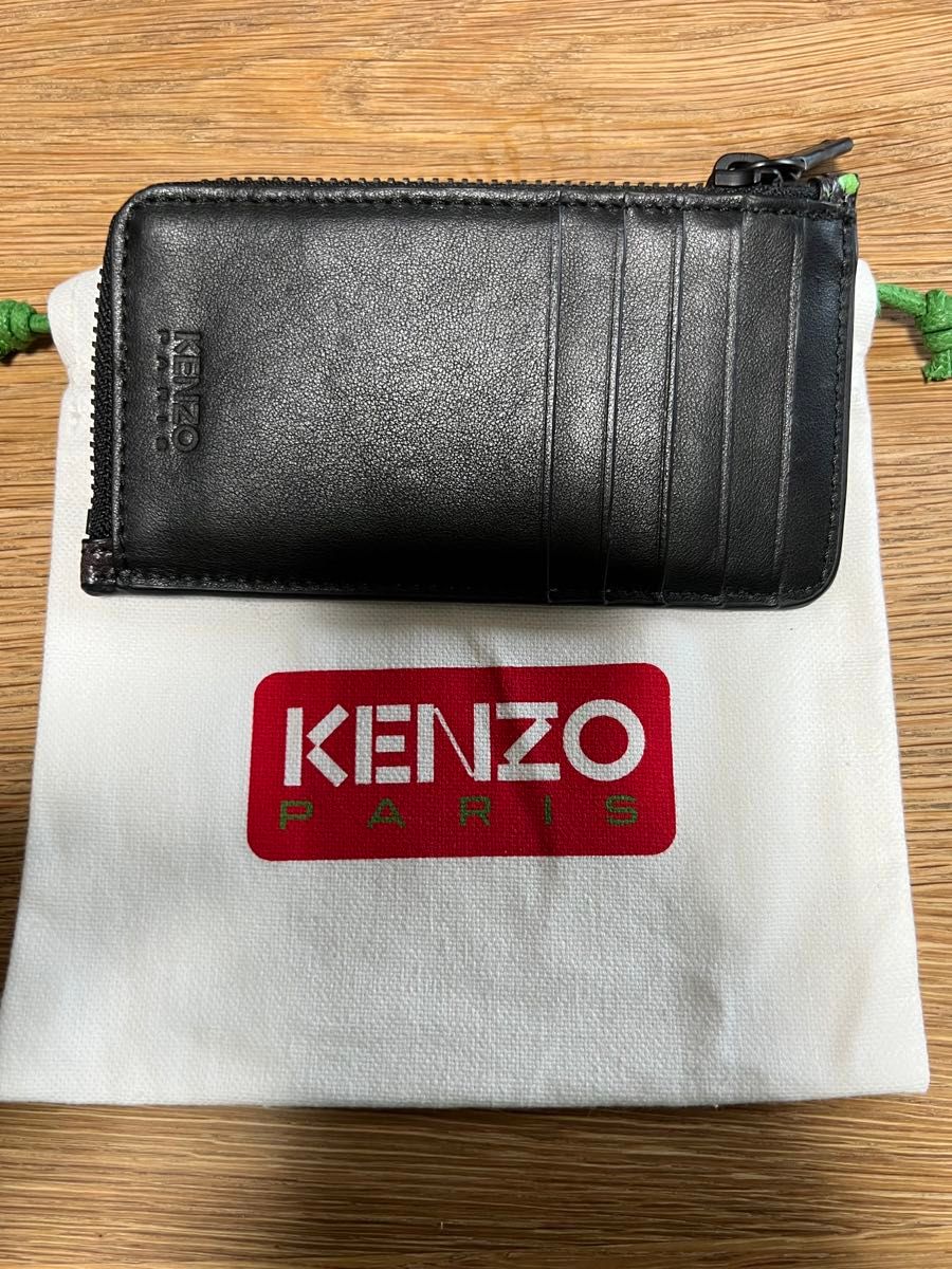 KENZO レザーカードケース　小銭入れ　ケンゾー