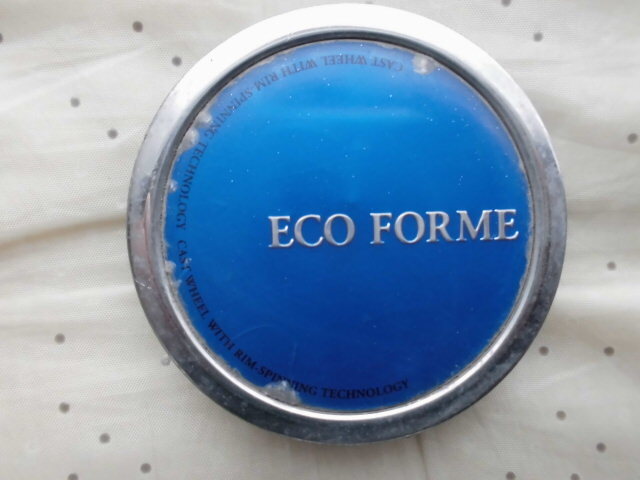 神奈川発　●　BS ECO FORME エコ フォルム 青 センターキャップ 4個セット_画像3