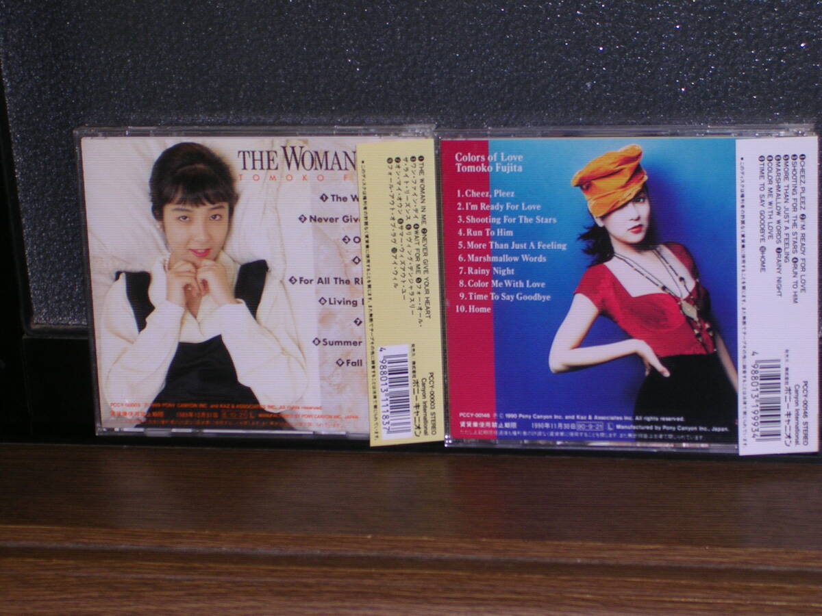 帯付CD2枚まとめて 藤田朋子／「THE WOMAN IN ME」 「COLORS OF LOVE」_画像2