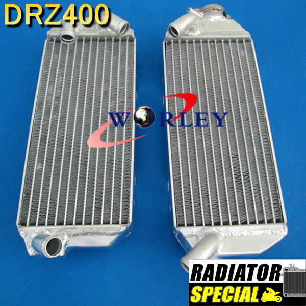ラジエーター DRZ400 DRZ400E 2002-2007年 スズキ アルミ 冷却性能 改良型