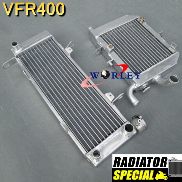 ラジエーター VFR400 NC30 RVF400 NC35 ホンダ アルミ 冷却性能 改良型_画像1