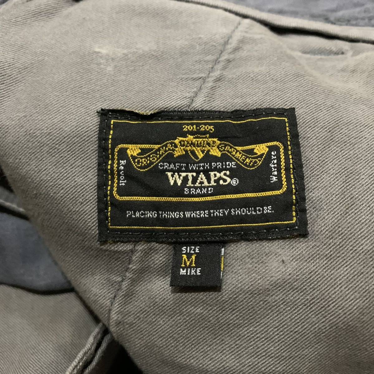 M ☆ 人気モデル!! '日本製' WTAPS ダブルタップス/ネイバーフッド WHO DARES WINS コットンパンツ チノパン size:M メンズ ボトムス_画像9