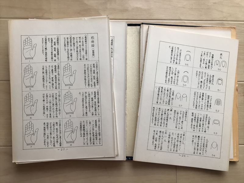 10 7376 　　ジャンク　　秘伝図解 手相術 　尾栄大寛 著 　昭和45年発行　　_画像3