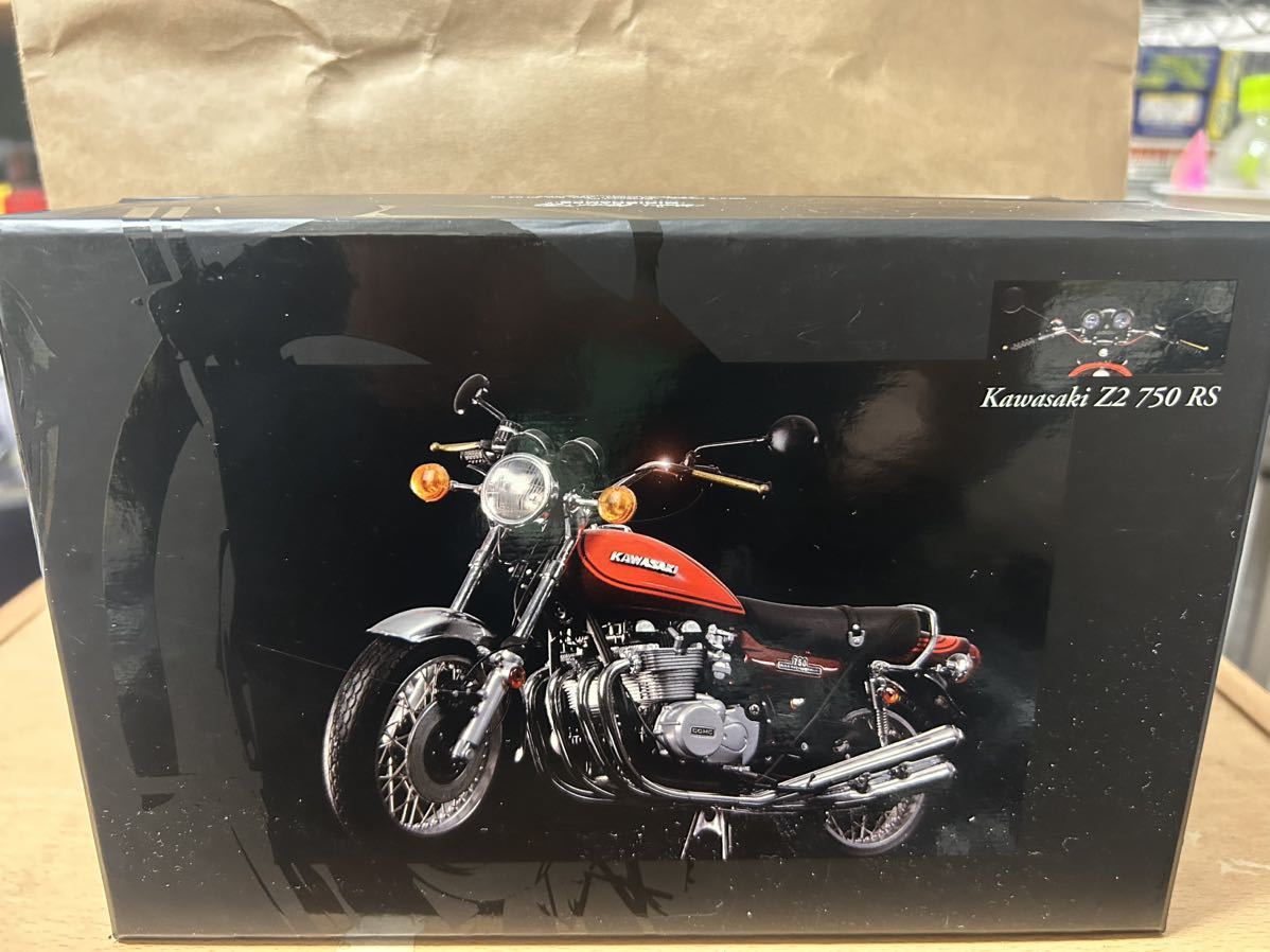 minichamps 1/12 Kawasaki z2 750rs candy brown orange 1972 ミニチャンプス カワサキ 火の玉カラー バイク 川崎 旧車 オレンジの画像2