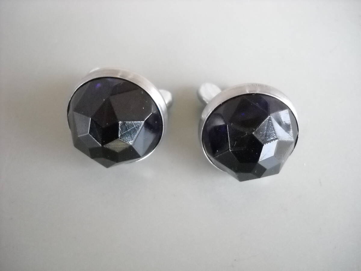  glass reflector cut lens purple purple 2 piece set wing nut attaching equipment ornament bolt jewelry decoration number bolt 