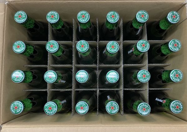 100 O24-78 1円～訳あり Heineken(ハイネケン) 瓶ビール Alc.5％ 330ml×24本　同梱不可・まとめて取引不可_画像2