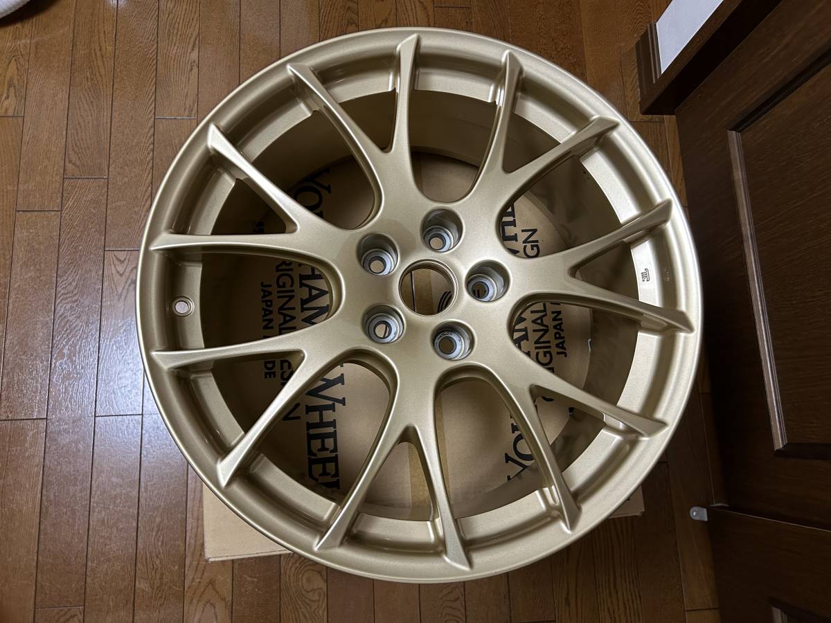 BBS 　SUBARU　WRX　 STI　 Final Edition　純正　19インチ　8.5J オフセット55 ゴールド　1本　 VAB GVB GRB GDB 鍛造_画像2