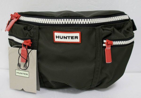 定価6600 新品 本物 HUNTER UBP7020KBM DOV ダークオリーブ オリジナル バムバッグ ボディ ウエスト バッグ ハンター 2011 □_画像1