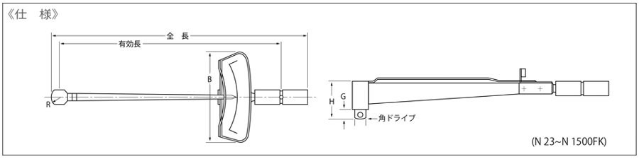 カノン　KANON　トルクレンチ　中村製作所　工具　ソケット　レンチ　定価40500円　N420 FK N4200 FK