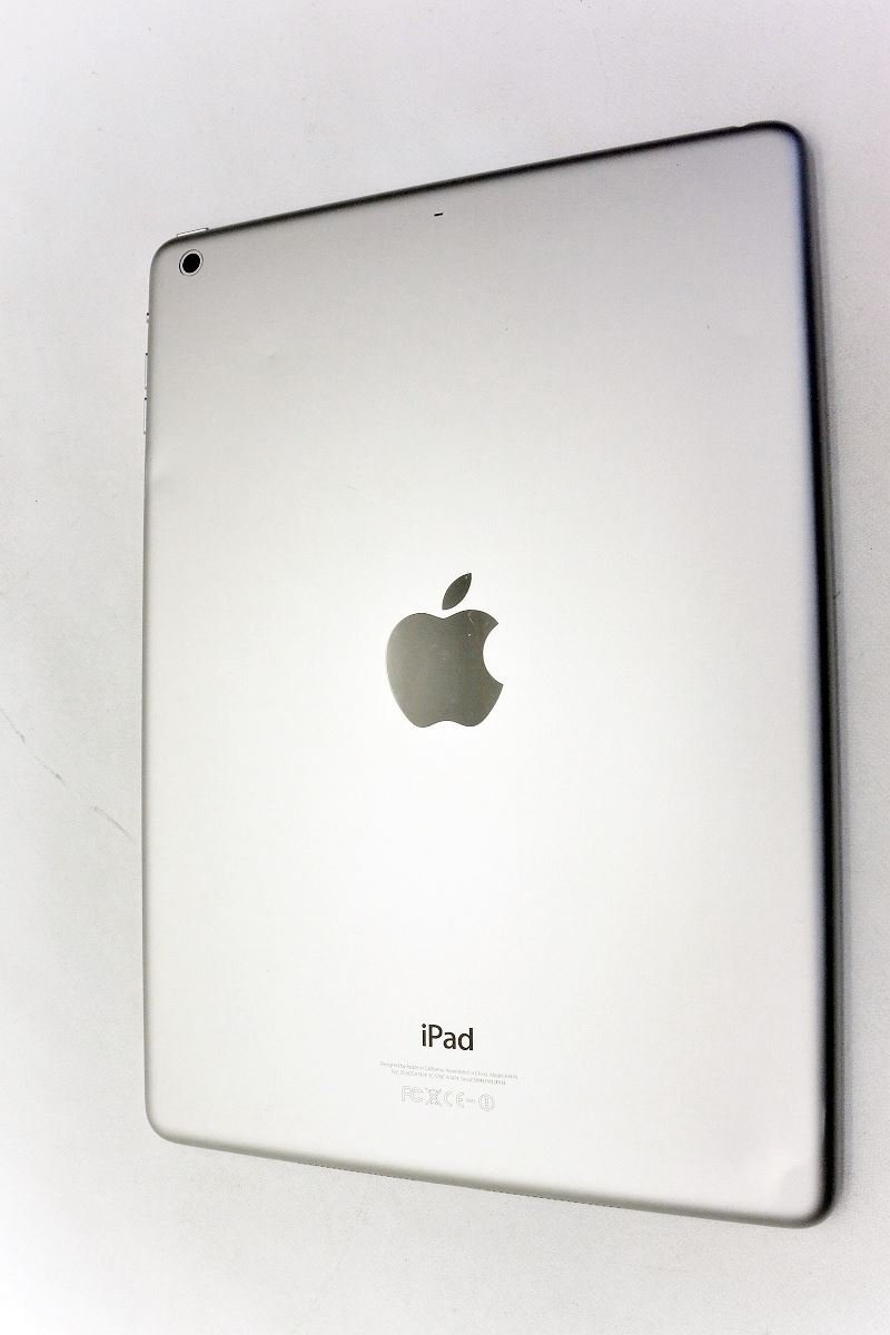 [ジャンク] Wi-Fiモデル Apple iPad Air Wi-Fi 16GB シルバー MD788J/A[タッチ切れ・パネル浮き・バッテリー劣化 70%][9541]_画像2
