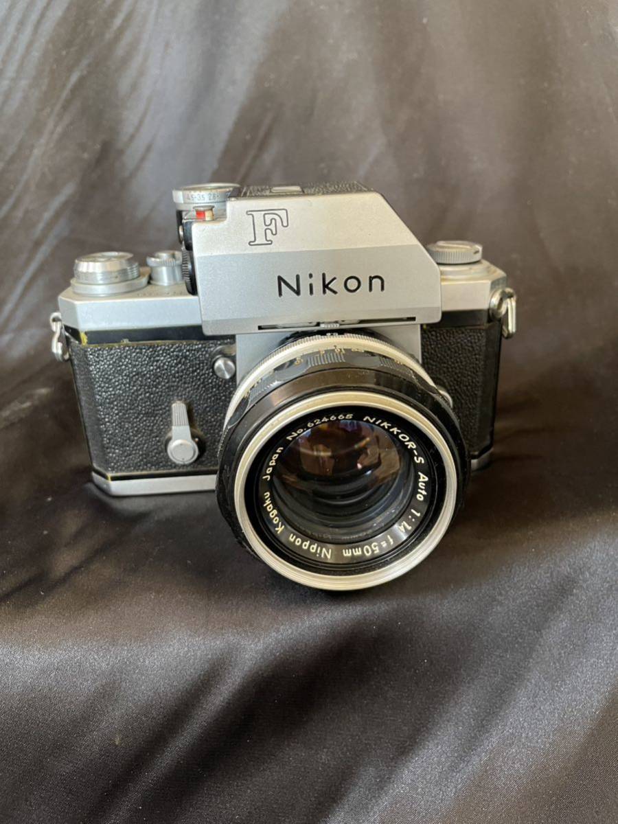 ニコン Nikon F フォトミック フィルムカメラ NIKKOR-S Auto1:1.4 f=50mm 一眼レフ 動作未確認_画像1