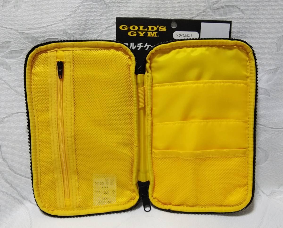 送料込み　GOLD'S GYM　ゴールドジム　マルチケース　カードケース　ポーチ　サイズ20cm×12cm　新品未使用