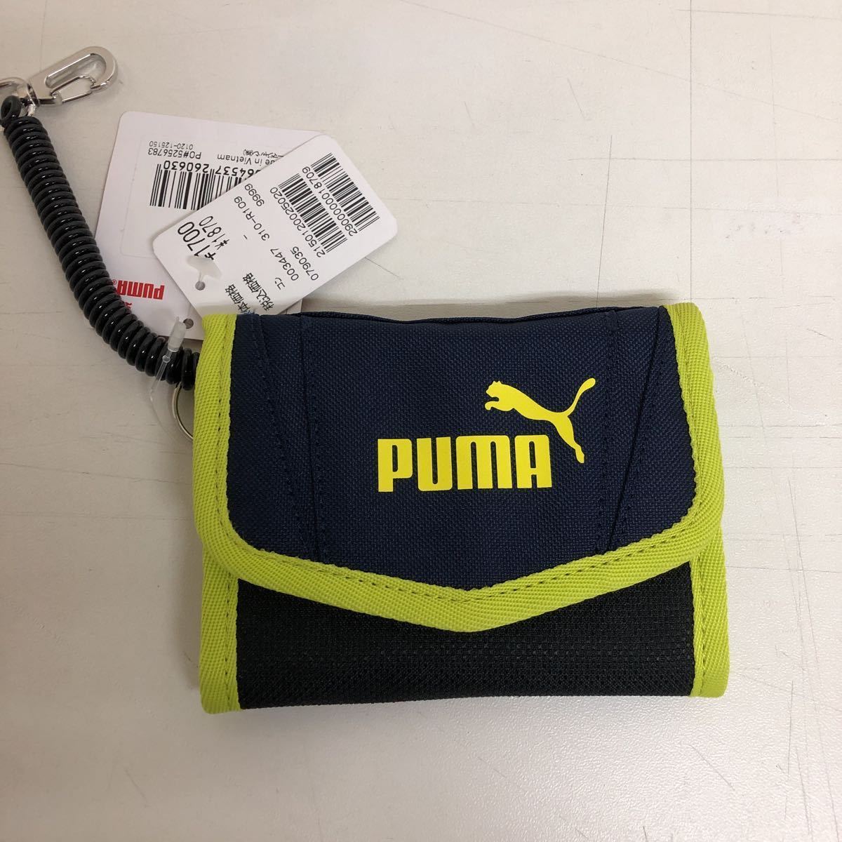 タグ付き　PUMA 財布 アクティブウォレット 079035-02 イエロー_画像1