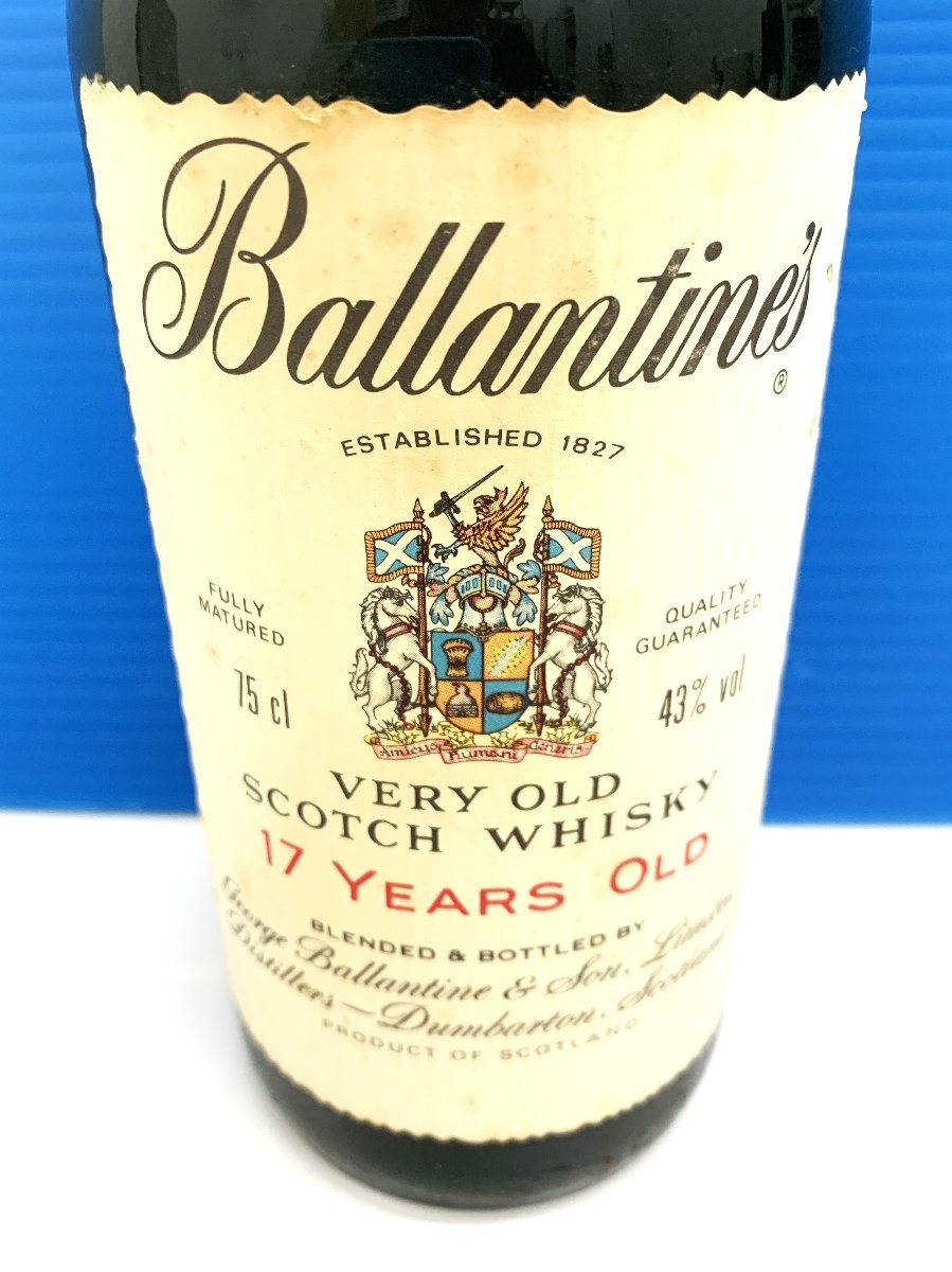 aet2561【送料無料・未開栓】 Ballantine's バランタイン 17年 ベリーオールド スコッチ ウイスキー 750ml 43%_画像4