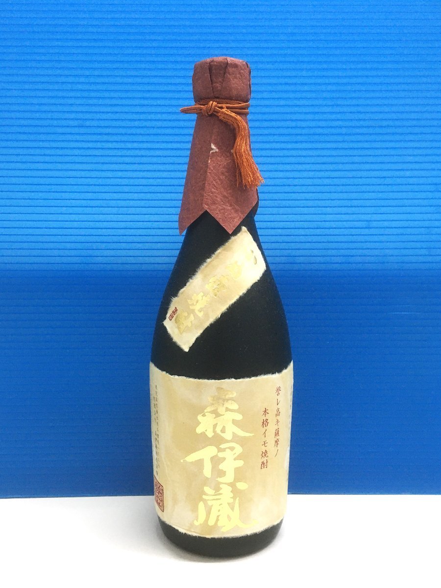 aet2710【送料無料・未開栓・神奈川県内限定】森伊蔵 かめ壺焼酎 本格焼酎 金ラベル 720ml 25% 箱付_画像2