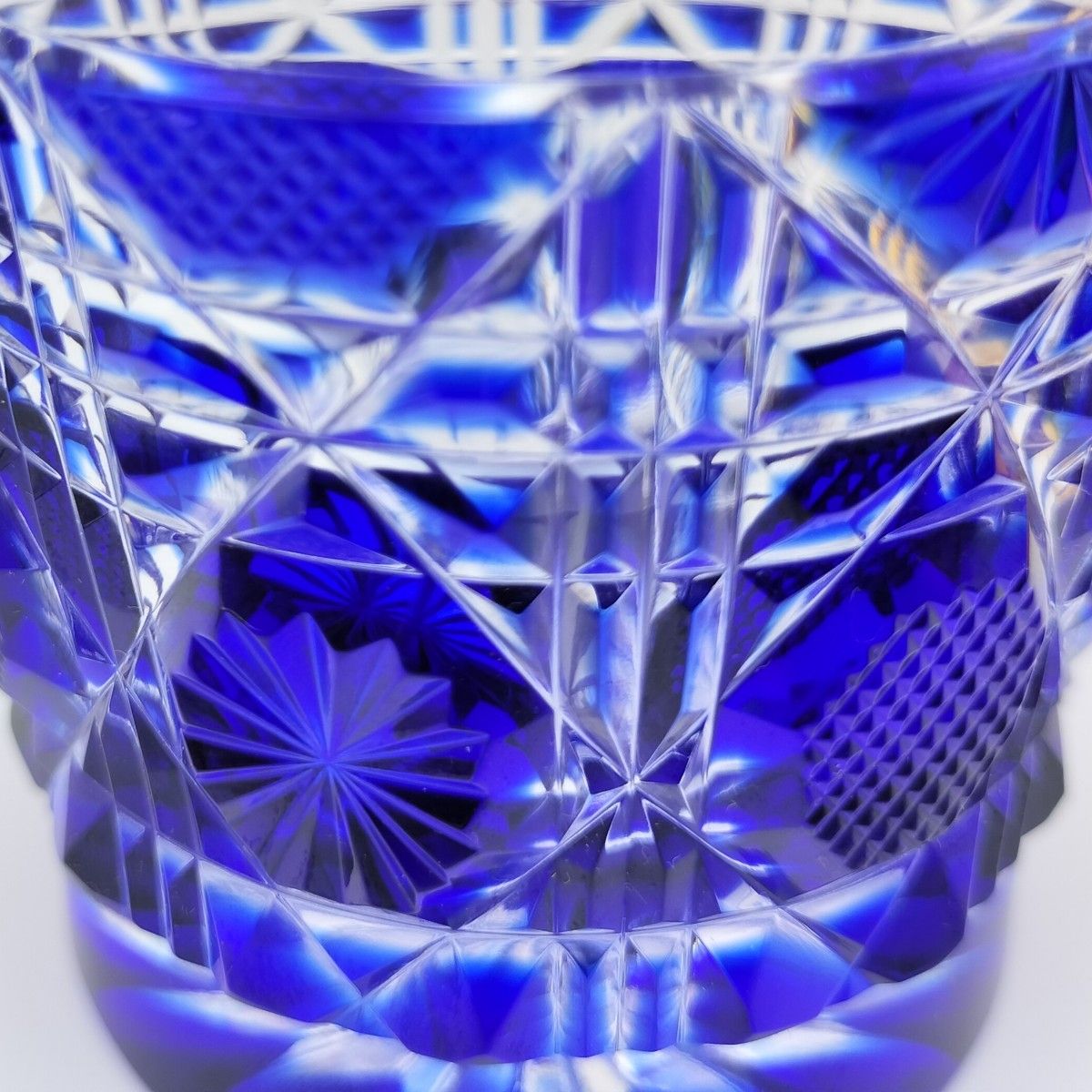定価66000円 美品 薩摩切子 オールド ロックグラス(切子 江戸 定価66000円 美品 薩摩切子 オールド ロックグラス(切子 江戸