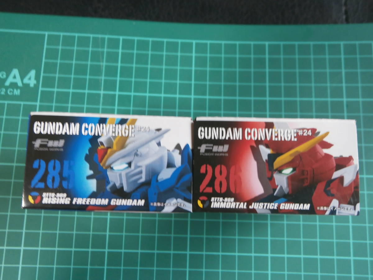 FW GUNDAM CONVERGE ♯24 FWガンダムコンバージ　２８５ ライジングフリーダムガンダム ２８６ イモータルジャスティスガンダム_画像3