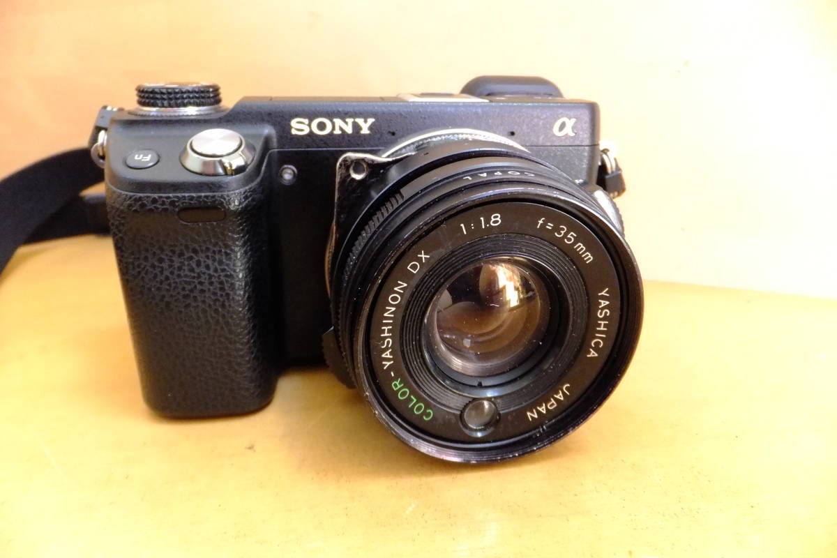 COLOR-YASHINON DX 35mm F1.8 SONY　E(NEX)マウント改造レンズ_画像1