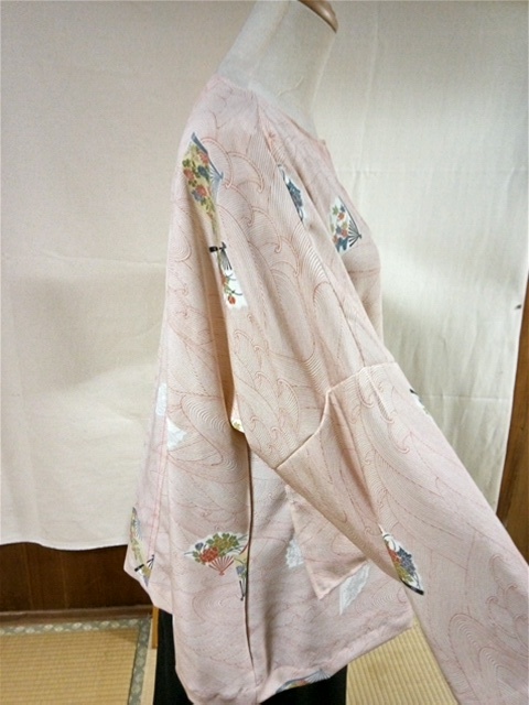  туника 3L размер шелк б/у товар кимоно переделка 