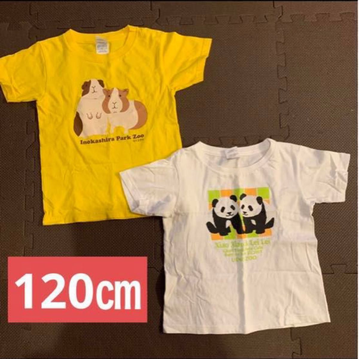 ☆120㎝☆kids  キッズ　Tシャツ　2点　上野動物園　シャオシャオレイレイ　井の頭自然文化園