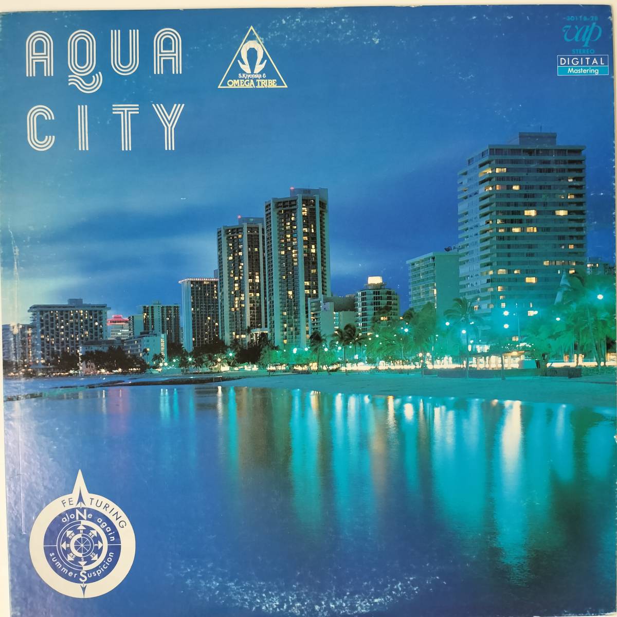 44345 S. KIYOTAKA & OMEGA TRIBE （杉山清貴 ＆ オメガトライブ） / AQUA CITY _画像1