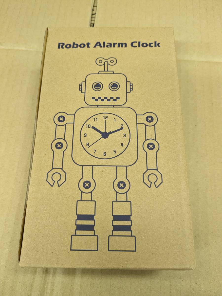 【sk5-p5】未開封 アストラム Robot Alarm Clock ロボット おもちゃ 時計 アラーム　グリーン_画像1