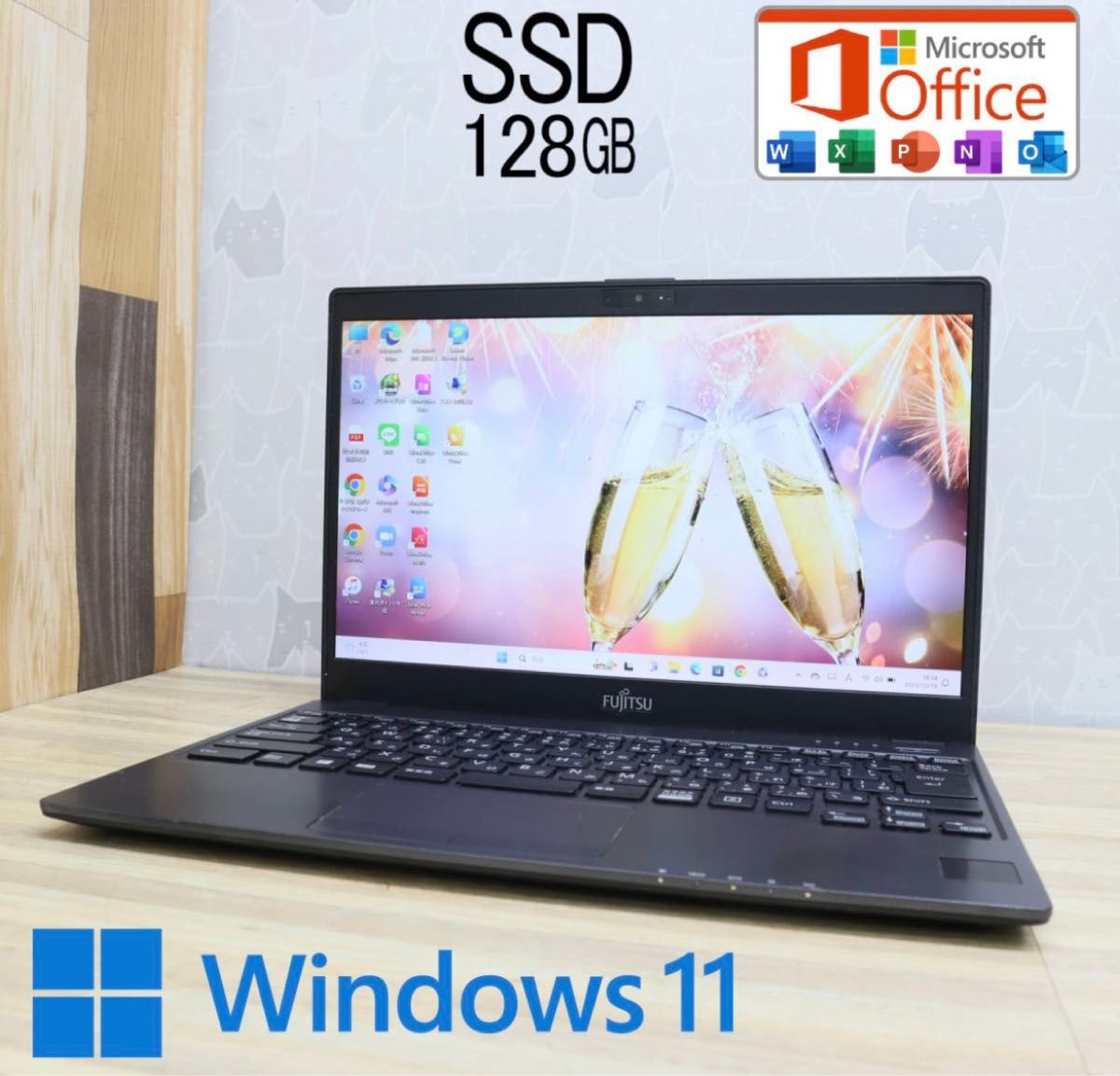 中古富士通高解像度 M 2 SSD128GB FMVC07009 カメラ 3865U Win11 中古富士通高解像度 M 2 SSD128GB FMVC07009 カメラ 3865U Win11