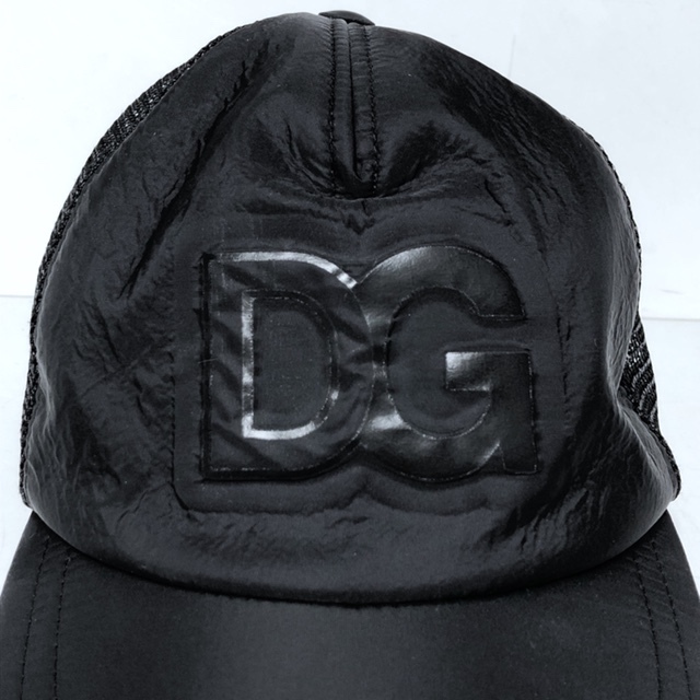  two point successful bid free shipping! 2A48[ beautiful goods ]DOLCE&GABBANA Dolce&Gabbana Kids Junior Logo cap XL size Baseball hat hat black black 